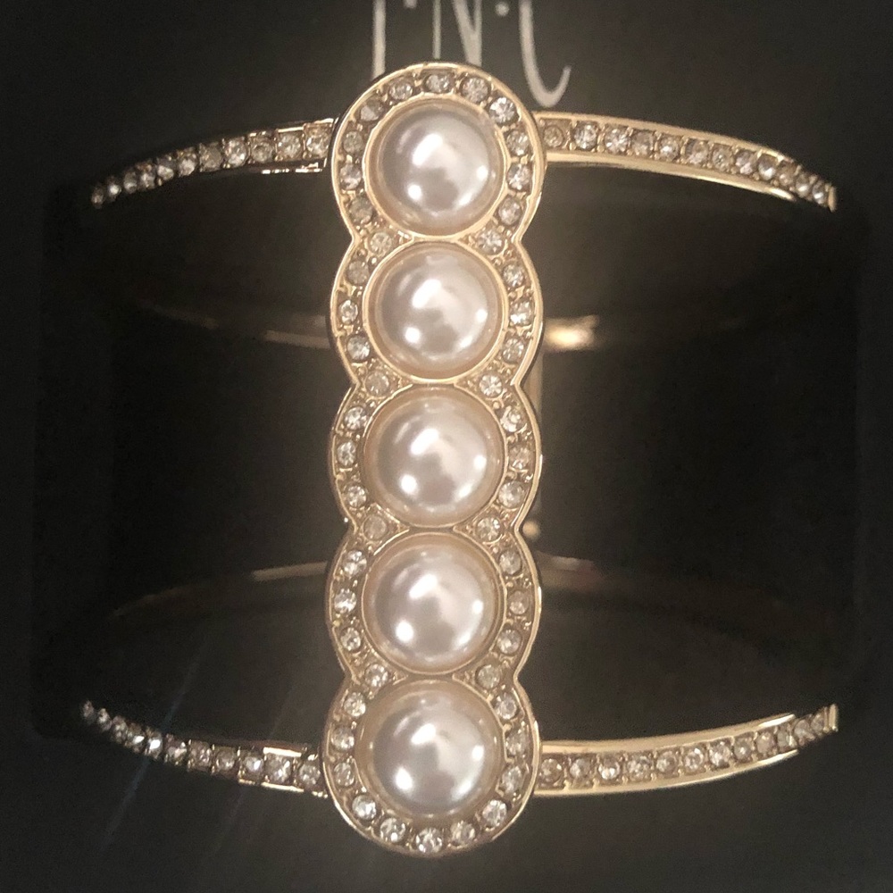 L. .C Bracelet Rose Gold tone pave/limitation pear